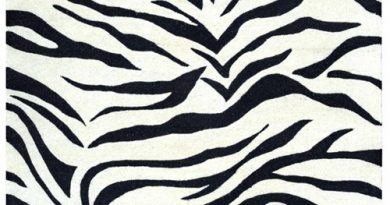 animal print rug