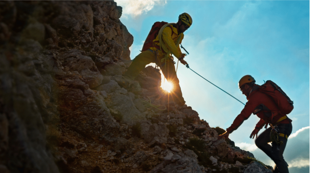 climbing ropes
